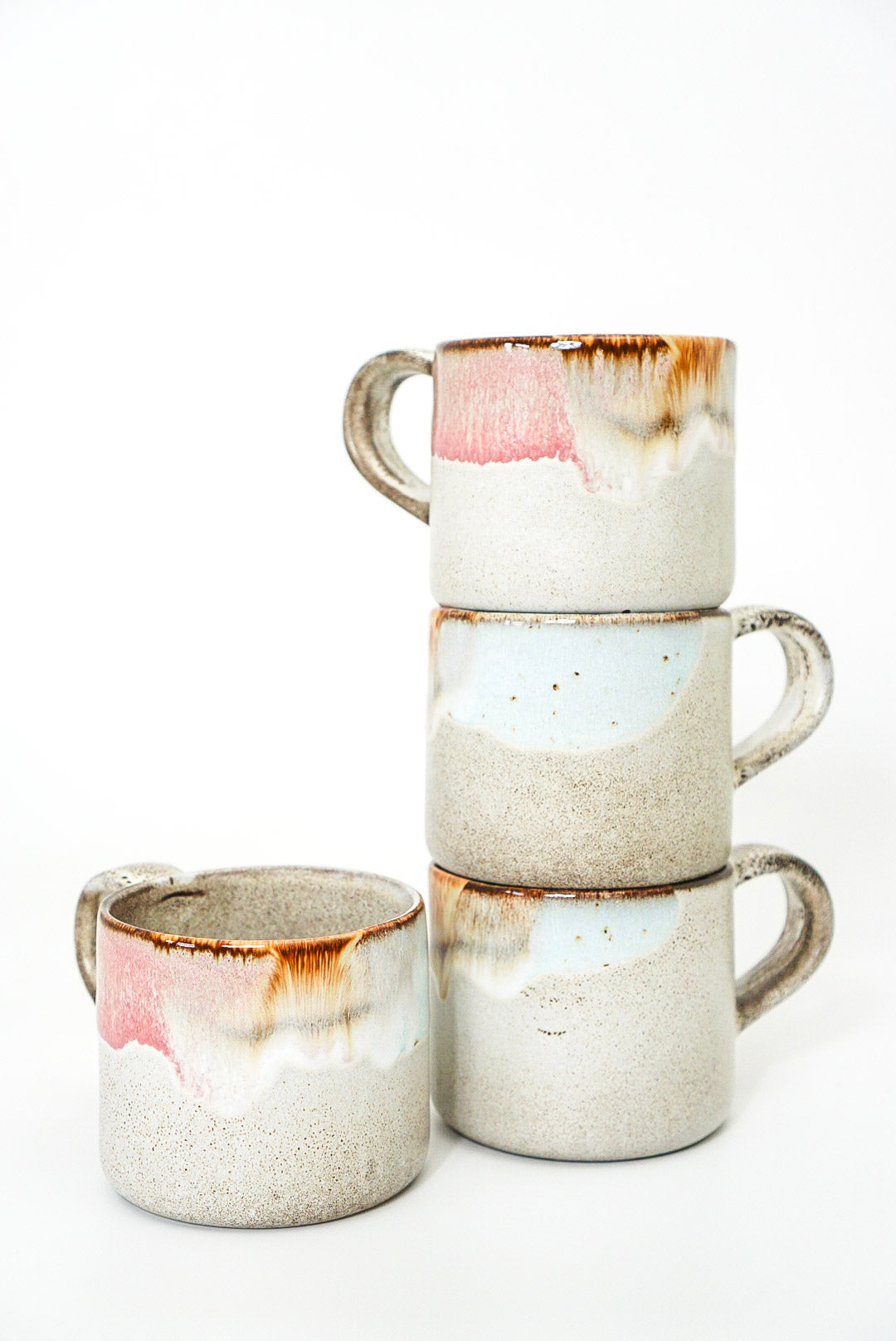 Handmade Pottery Melting Ice Cream Mug